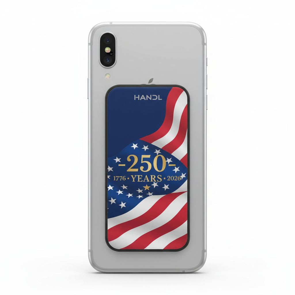 HANDL USA 250th anniversary patriotic phone grip collection